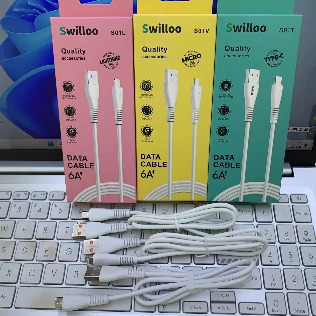 USB Data Cable Super Fast Charging Cable Type-C Charging Cable Micro Lightning Data Cable Fast Charging