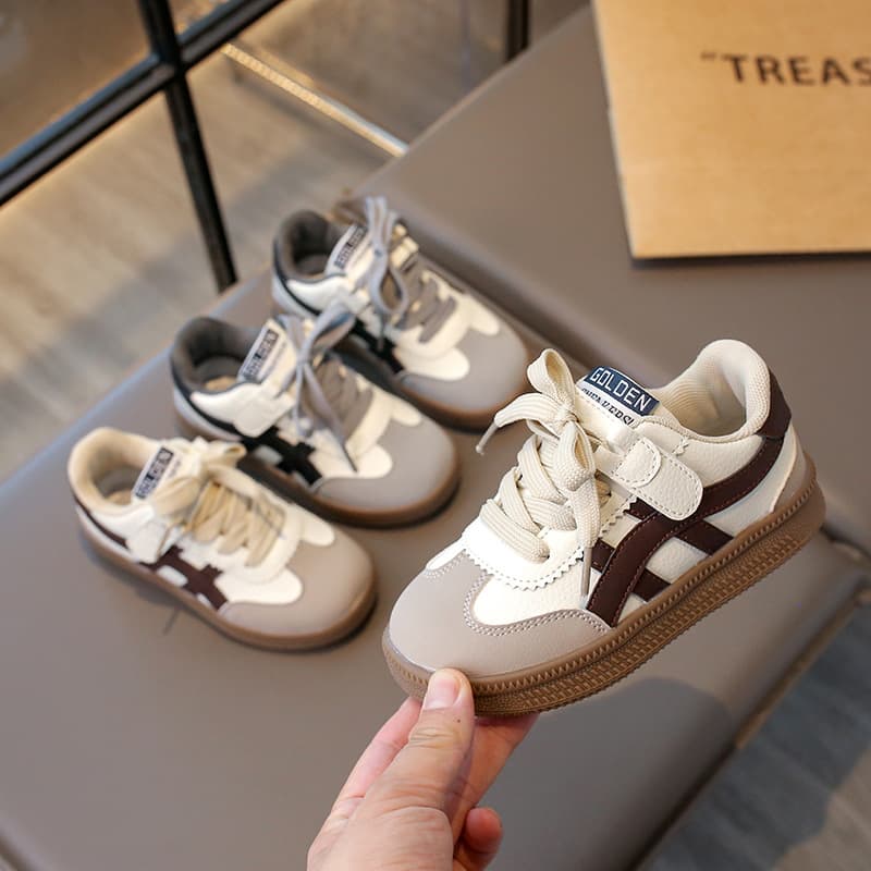 Kids Sports Shoes 2026 Spring Autumn New Boys Skate Shoes Girls Casual Shoes Soft Sole Student Shoes German Training Shoes Trendy