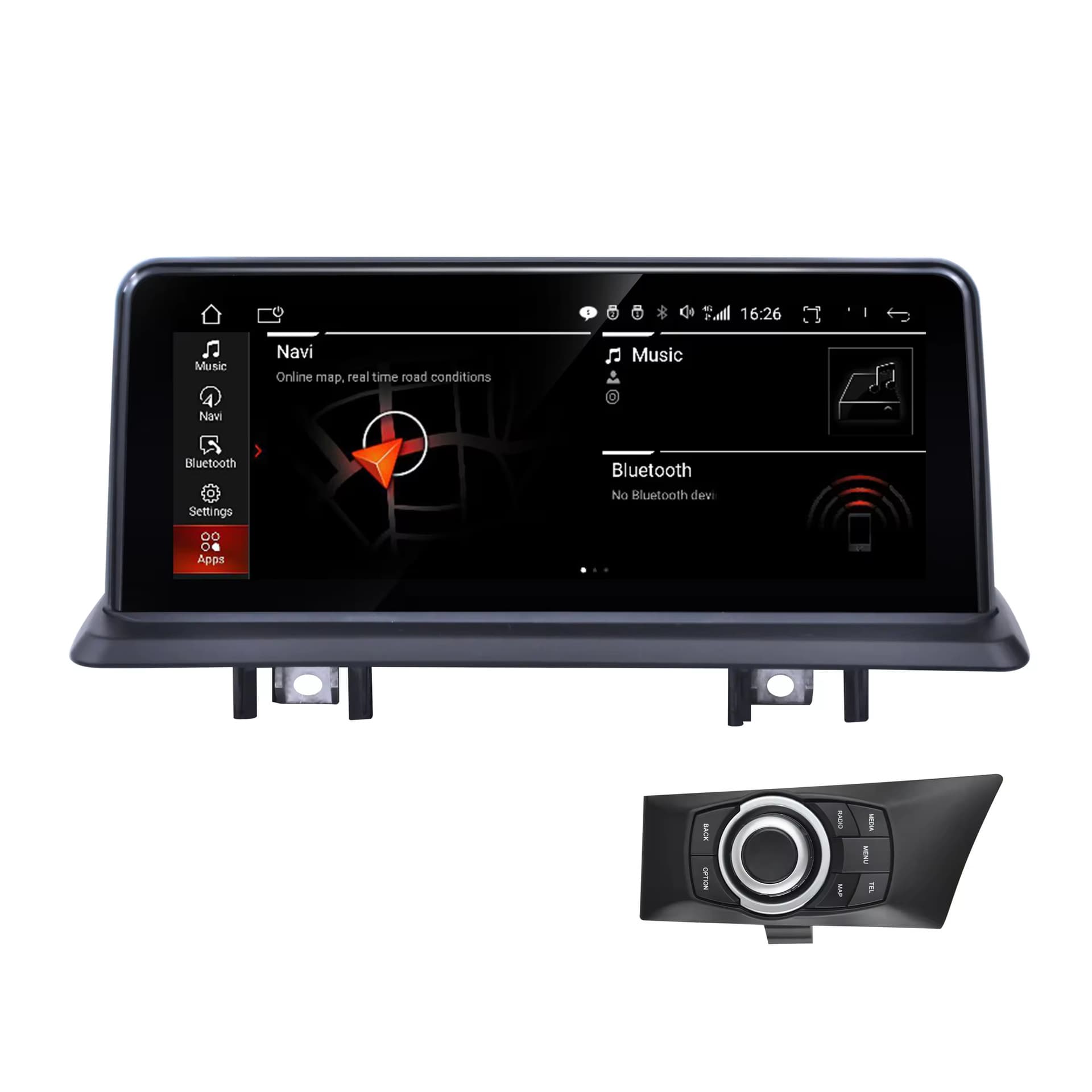For BMW X5 E70 X6 E71 Android 12.3-inch Large Screen Car Center Console Radio GPS Navigation