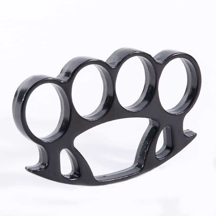 Hand Support Knuckle Duster Four-Finger Knuckle Ring Ring Buckle Car Window Breaker Survival Gear Alloy Boxing Knuckle Iron Buckle