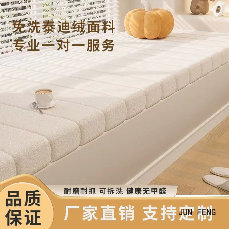 Washable Bay Window Cushion, Window Sill Pad, Teddy Plush New Balcony Seat, All-Season Light Luxury Premium Feel