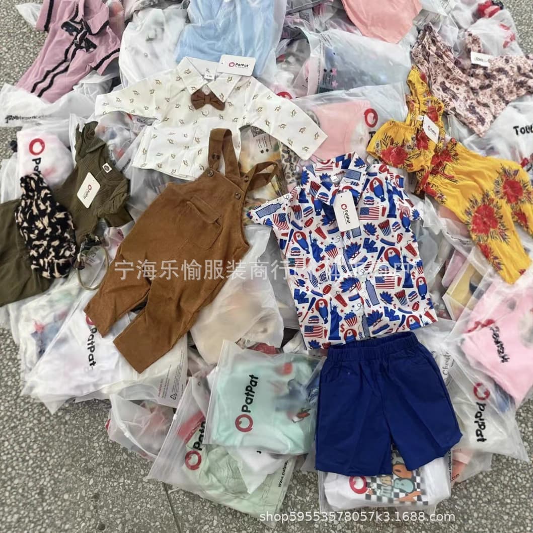 Brand PatPat Children's Clothing Mixed Styles Kids Fashion Cartoon Single Piece Sets Four Seasons Boys Girls Mixed Sets Clearance