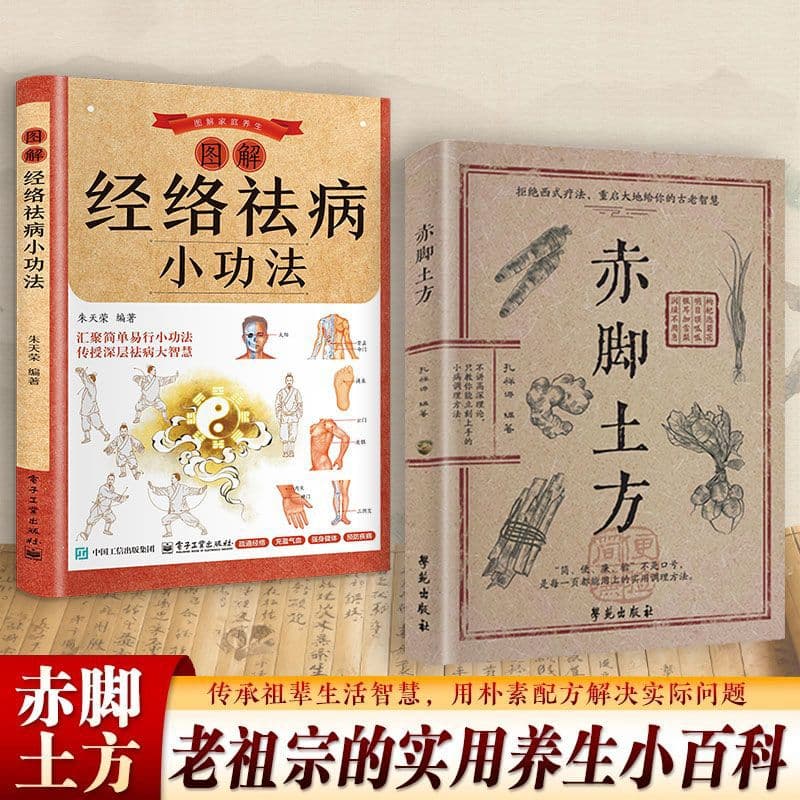 Barefoot Earth Therapy + Illustrated Meridian Therapy Techniques for Health Restoration: Detailed Interpretation of Traditional Chinese Medicine's Classic Wisdom with Color Illustrations