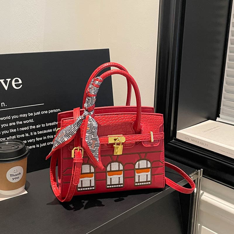 Luxury Trendy Women's Handbag Versatile Niche Shoulder Kelly Birkin Bag Cross-border Trade Crossbody House Bag