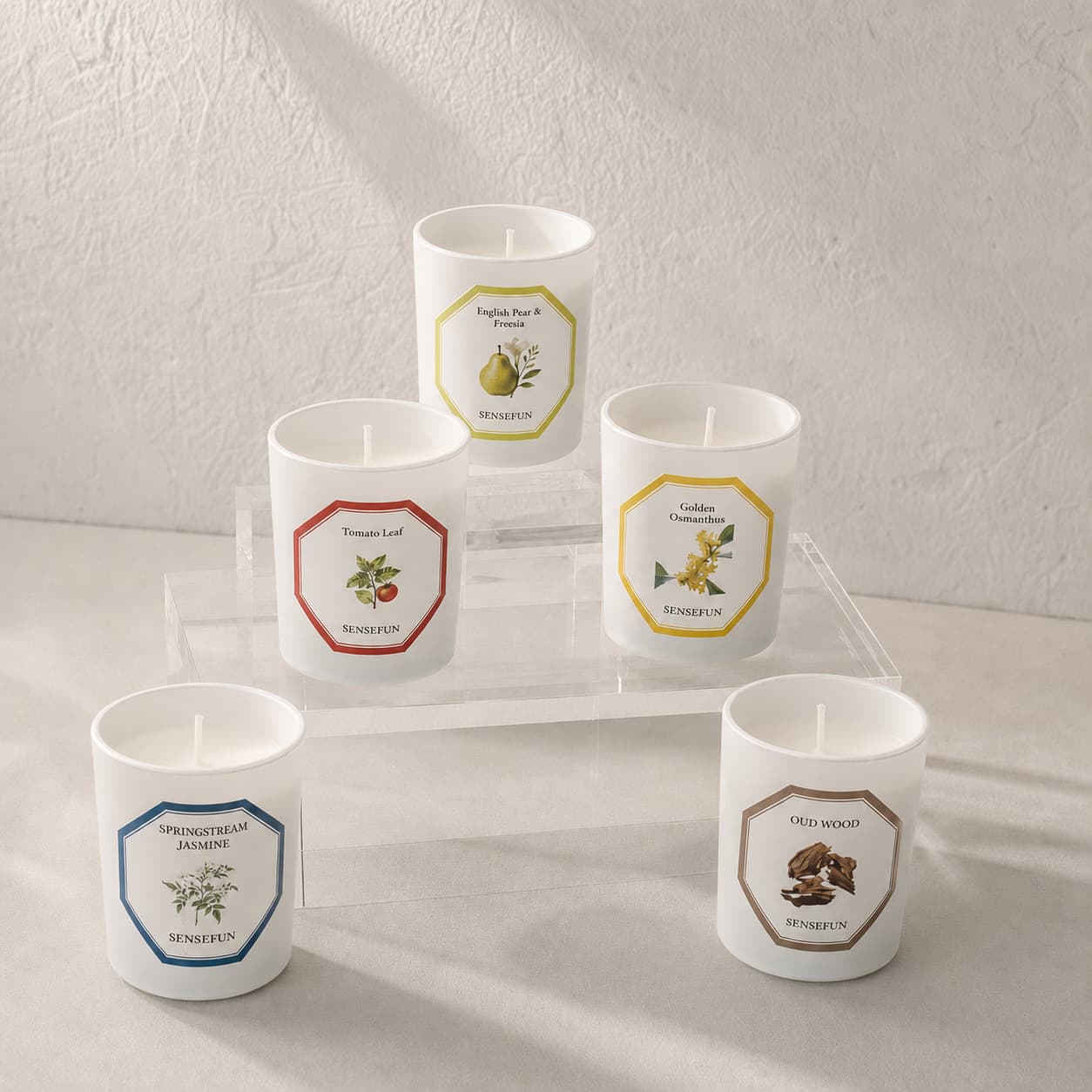 Botanist Series Scented Candle Pure Plant Sleep Aid Fragrance Bedroom Odor Removal Home Living Natural Aroma