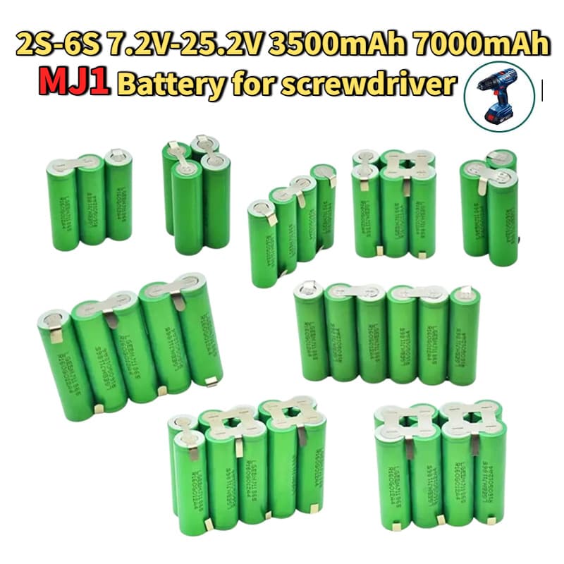 Best-selling MJ1 18650 Battery DIY Nickel Strip Replacement Battery for Power Tools Angle Grinder