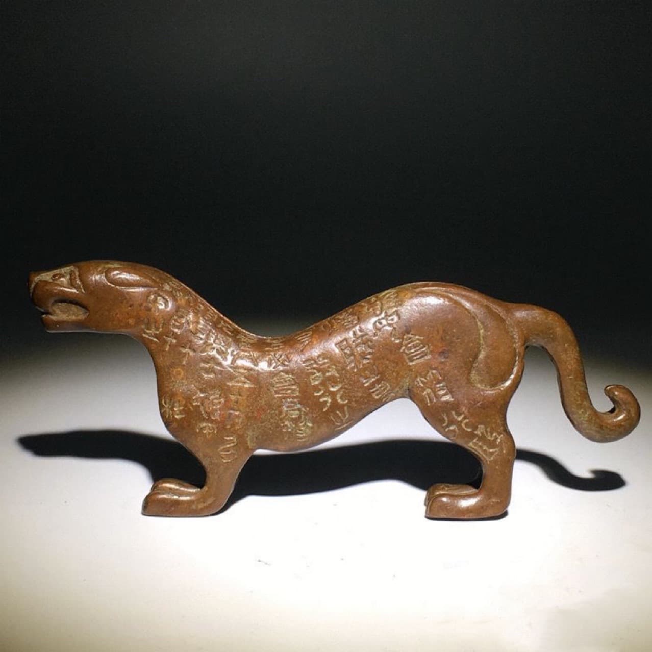 Wholesale Antique Bronze Tiger Tally Bronze Ware Tiger Tally Military Tally Bronze Power Tiger Tally Imitation Bronze Tiger Tally Bronze Craft