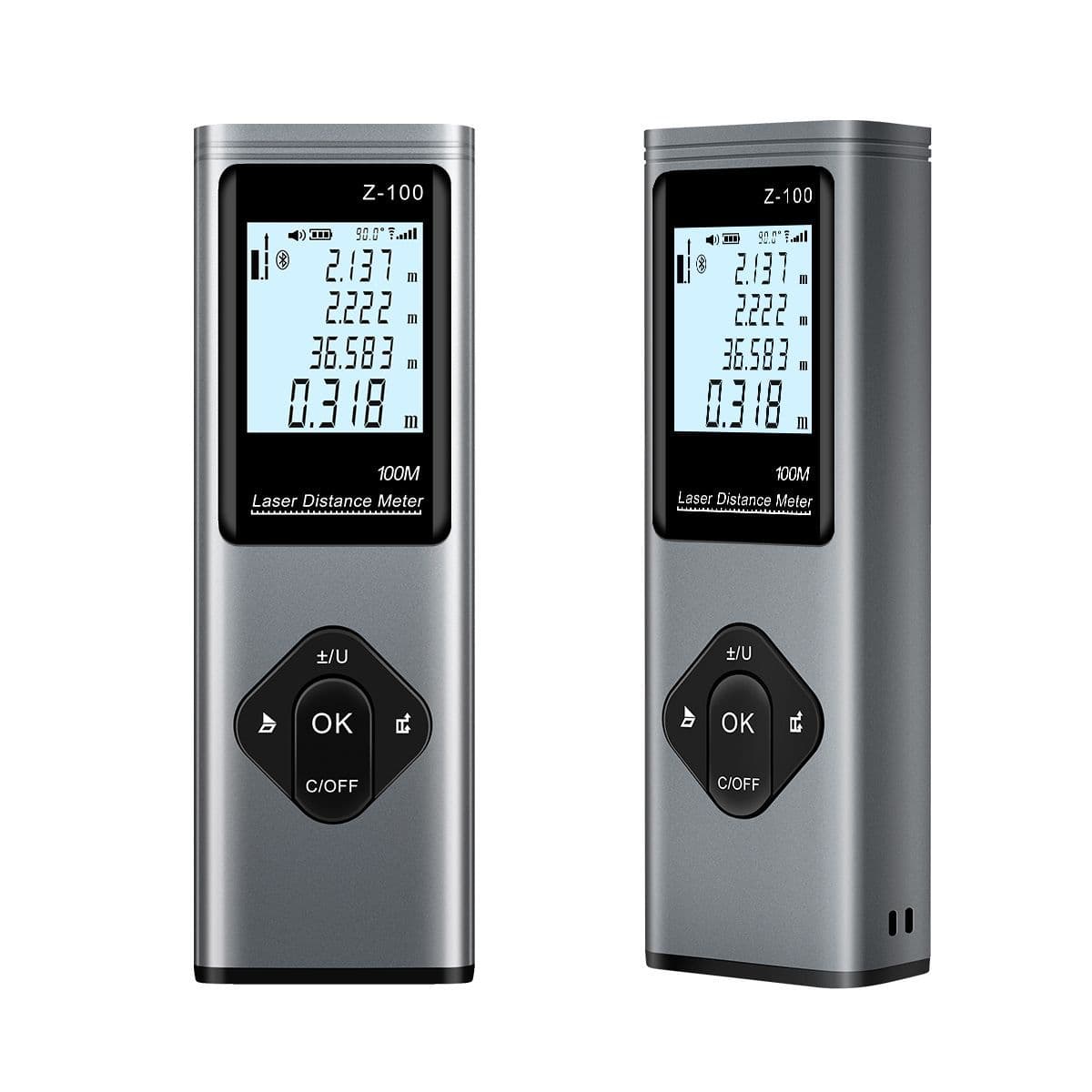 Zhengbing Wholesale Infrared Distance Meter Bluetooth CAD Room Measuring Tool 3-in-1 Laser Tape Electronic Ruler Brand Customization