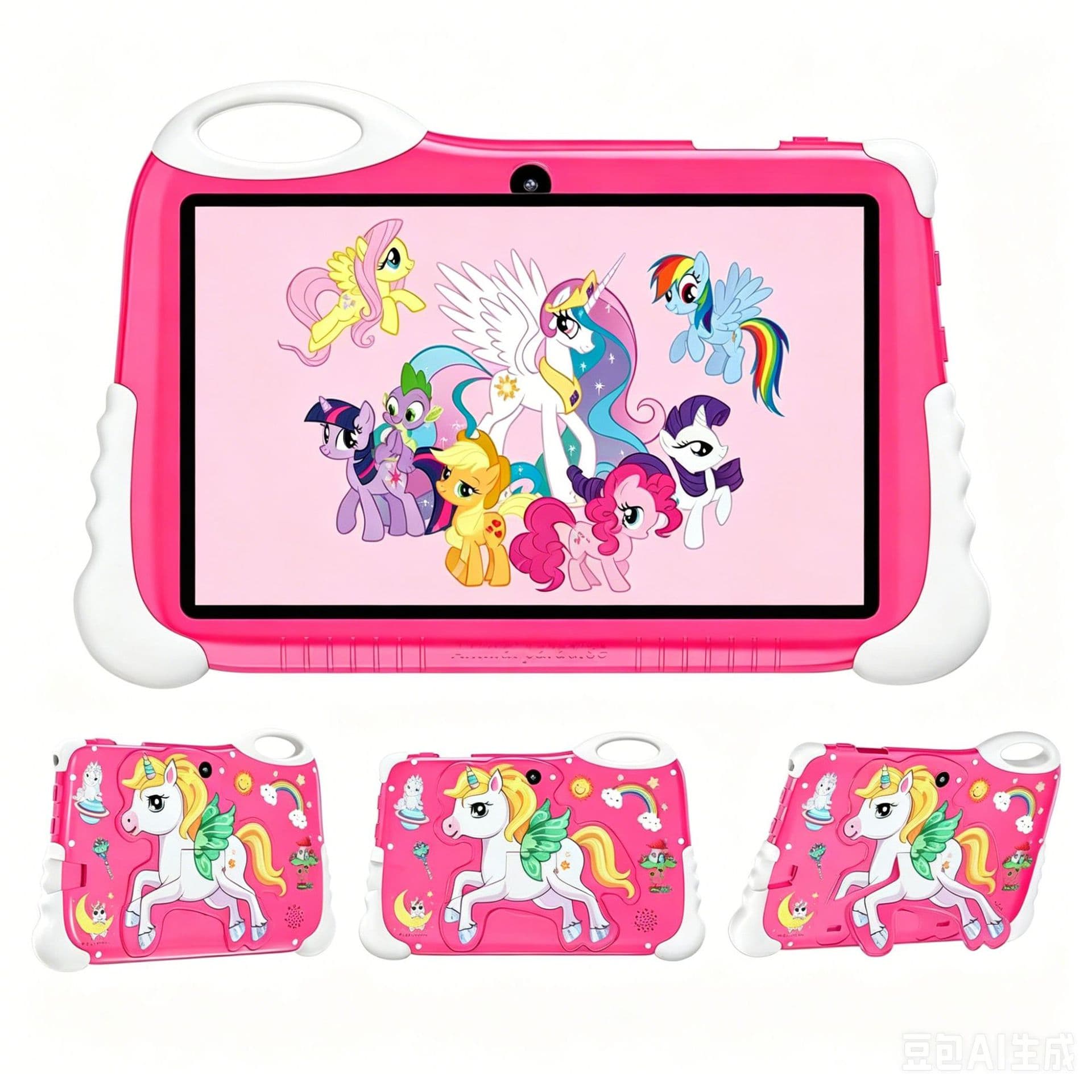 7-inch high-definition screen WIFI connection children's tablet anti-fall multi-language learning machine game puzzle tablet