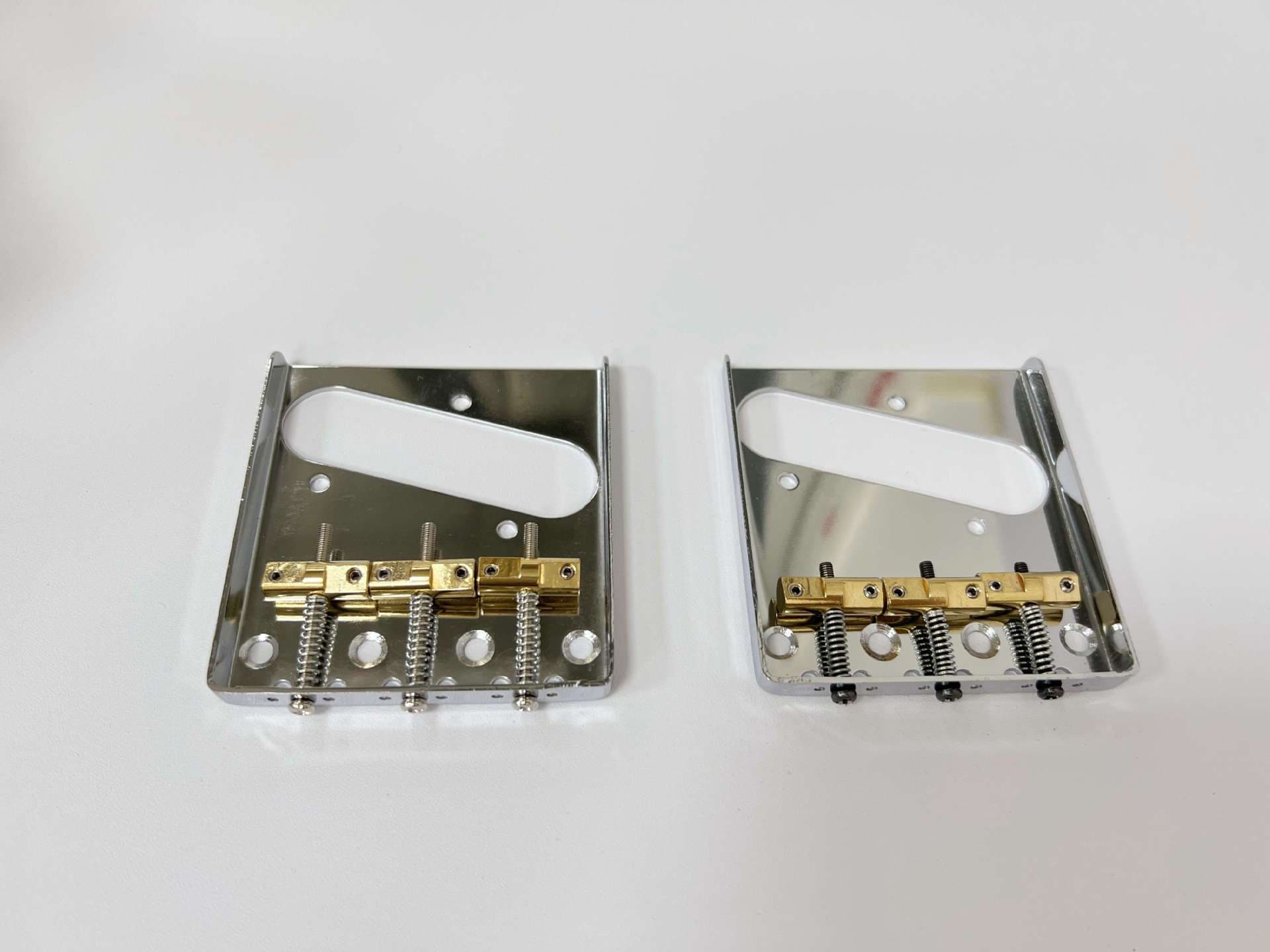 Electric Guitar Parts Guitar Bridge TL Electric Guitar Tailpiece TL 6-String Folded Edge Copper 3-Saddle Bridge