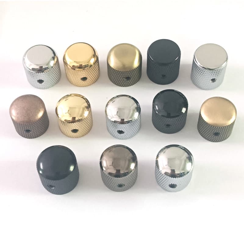 Electric Guitar Bass Circuit Knob Volume Adjuster Metal Potentiometer Cap Pickup