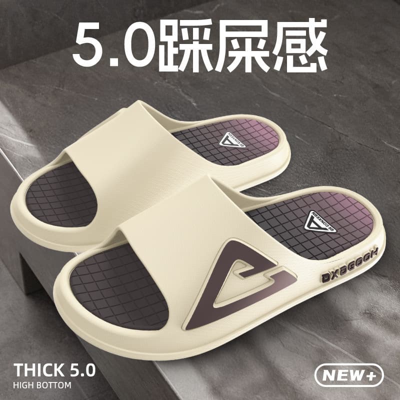 Slippers men's slippers new thick-soled indoor home bathroom bath non-slip couple slippers outer wear for men