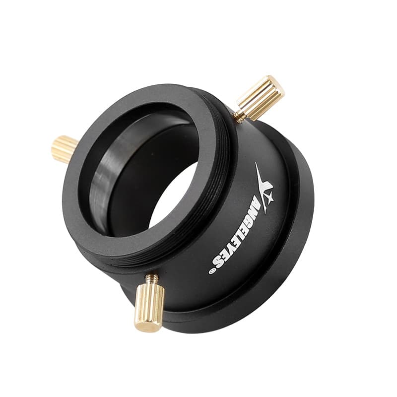 Xingyuan M42 to 1.25-inch three-screw locking center photography sleeve bird watching telescope astronomical telescope accessories