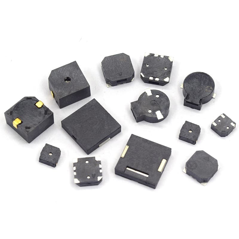 Active and passive electromagnetic buzzers: 8530/7525/9032/1230/5020/9650 surface mount buzzers