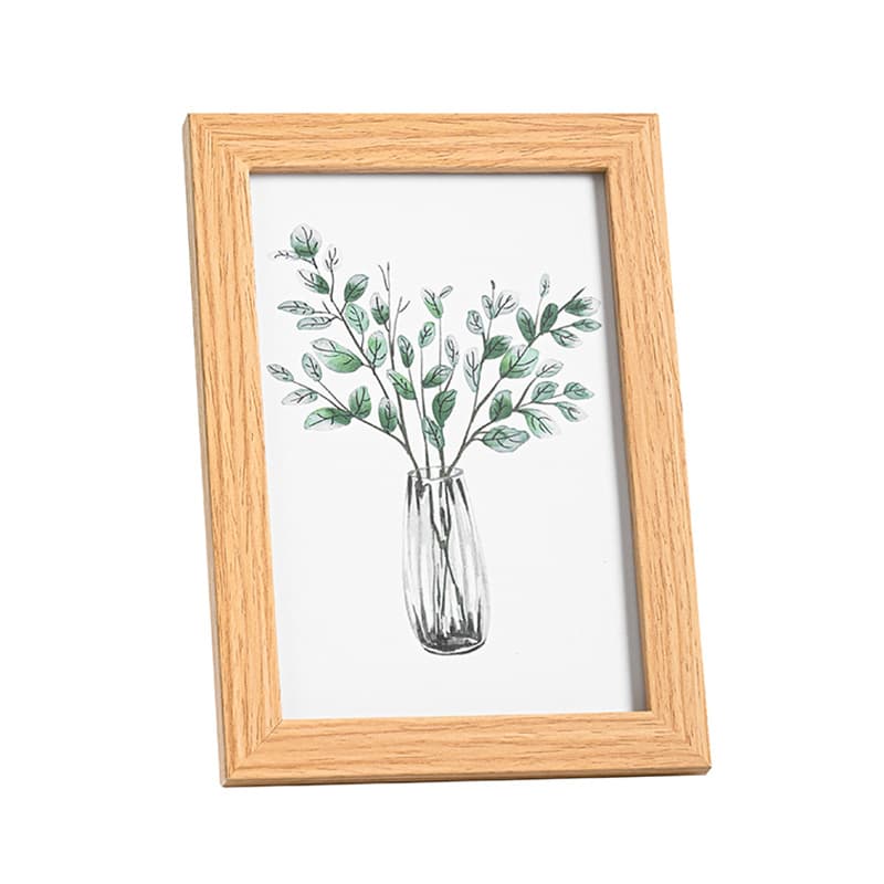 Wooden Simple Photo Frame Tabletop Display Wall Mount 5in 6in 7in 8in 10in A4 Handmade Photo Wall Frame Wholesale