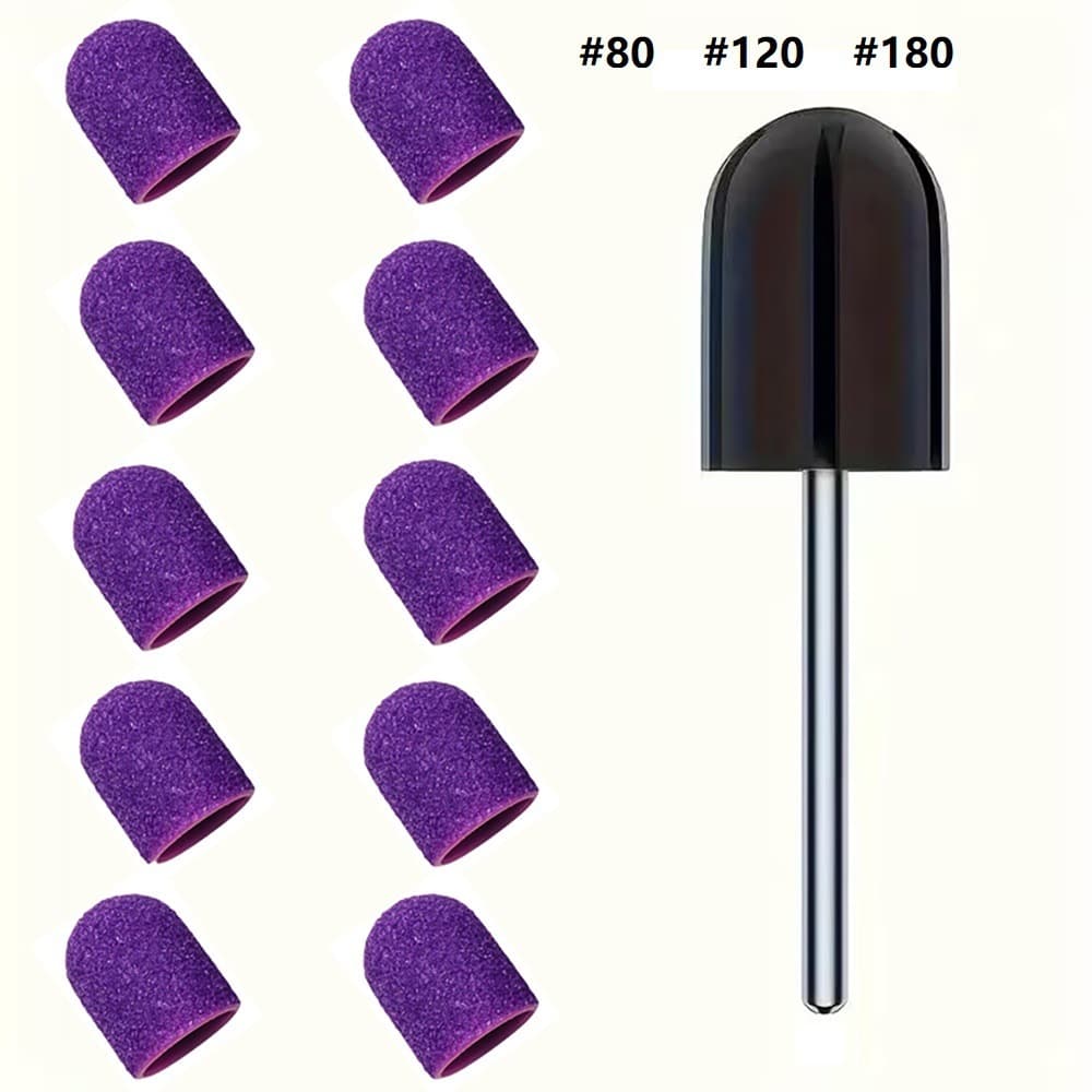 High-Quality Nail Sanding Cap Bits for Cuticle Removal, Callus Care, Foot Care, Electric Nail Drill Accessories