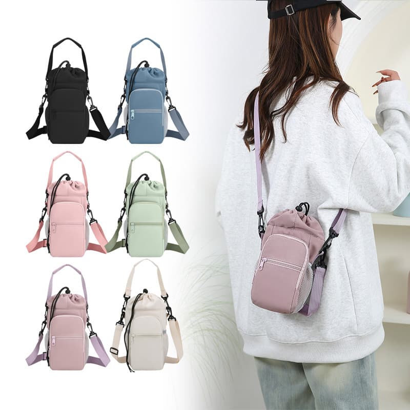 Versatile Universal Phone Bag for Women, Water Bottle Bag, Umbrella Bag, Handheld Shoulder Crossbody Bag, Outdoor Sports Cup Carrier Bag