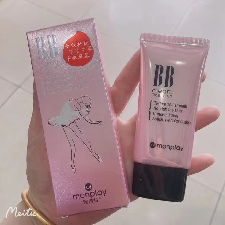 Monplay Skin-Loving BB Cream Concealer Isolation Moisturizing Long-Lasting Non-Stick Mask Phone Screen BB Cream