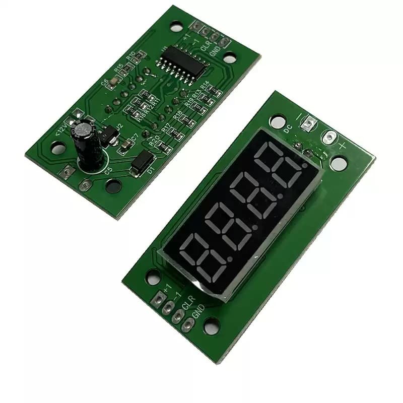 0.36-inch Counter Module 4-Digit Add/Subtract/Clear 5V24V Low-Level Switch Counting Industrial Counter Module