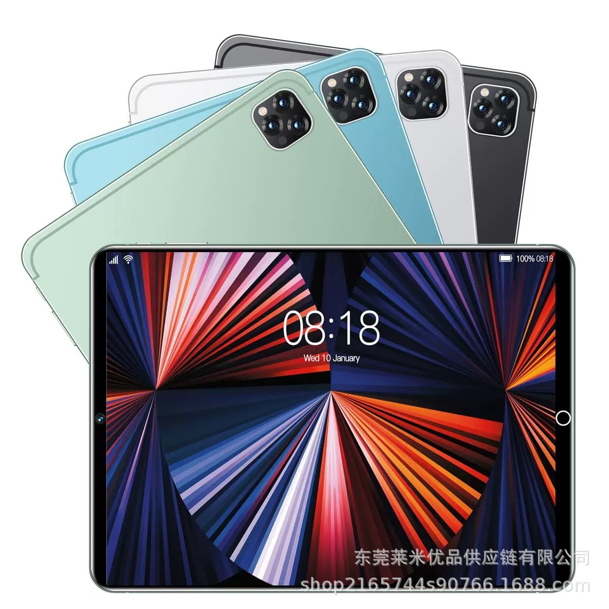 In Stock 2-in-1 Tablet 10.1 Inch Android Smart E-commerce GPS Dual SIM 4G Call Lightweight Portable