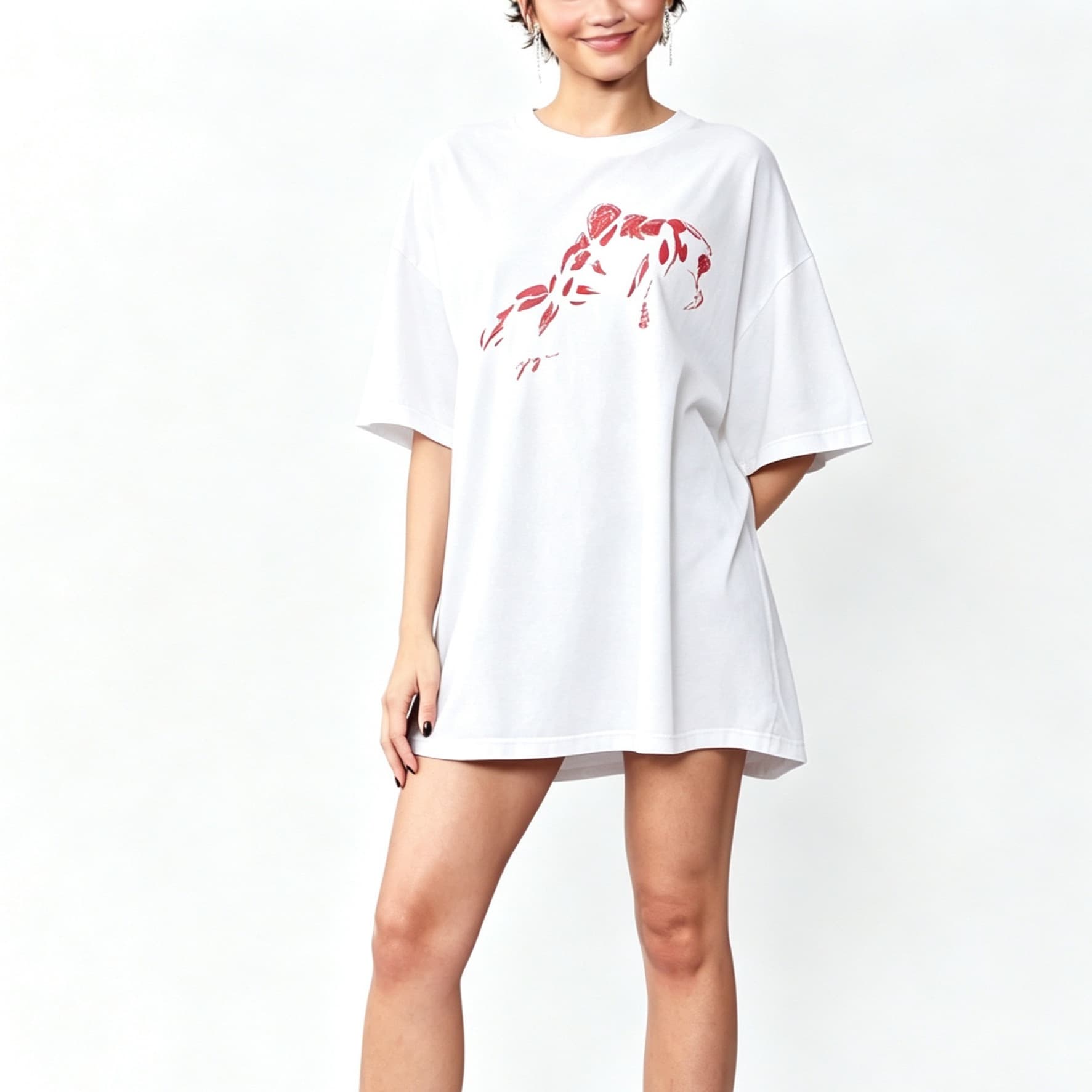 European and American cross-border eBay Amazon Zendaya same style Spider-Man women's printed T-shirt