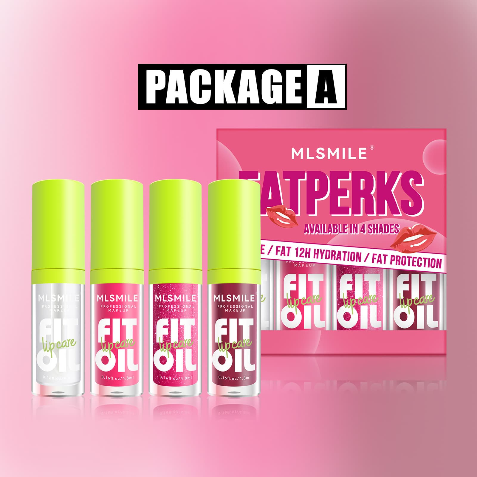 Cross-border Exclusive Lip Gloss Set Lip Oil Lip Gloss Mirror Long-lasting Pearly Plumping Lip Gloss Transparent Lip Gloss