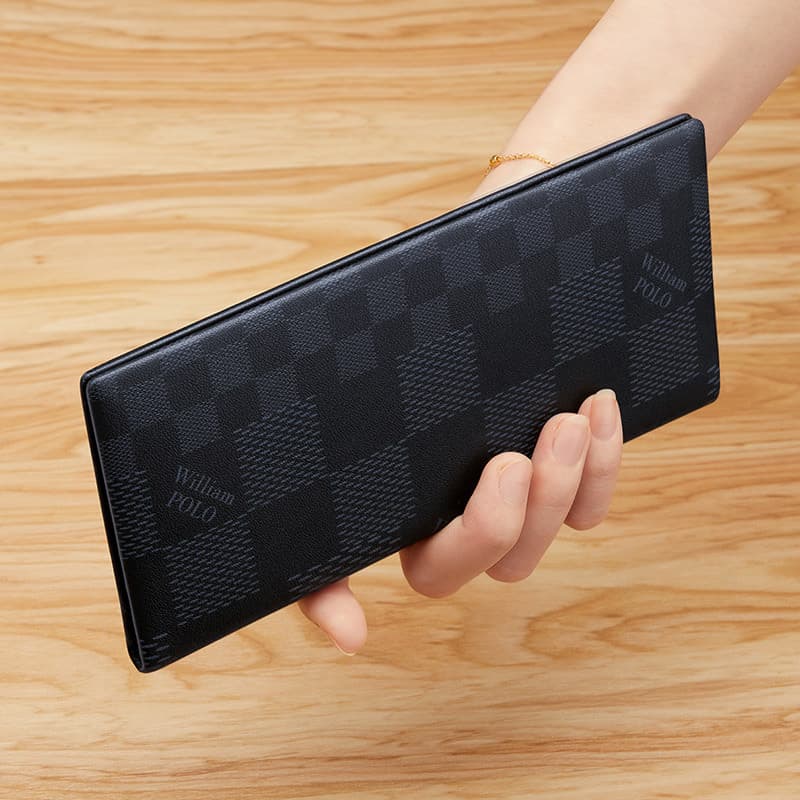 Yinghuang Paul Men's Genuine Leather Long Wallet Top Layer Cowhide Business Casual Wallet Men's Authentic Wholesale