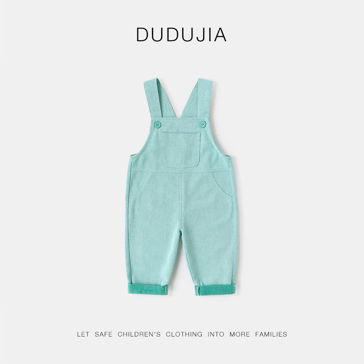 [Clearance 46.9] Original Price 56 Dudu Home Baby Autumn Overalls Kids Clothing Boys Casual Pants Pure