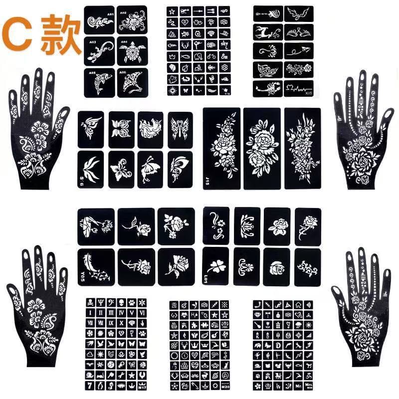 Semi-permanent Stamping Tattoo Stencil, Waterproof, Long-lasting, Unisex Temporary Tattoo Template