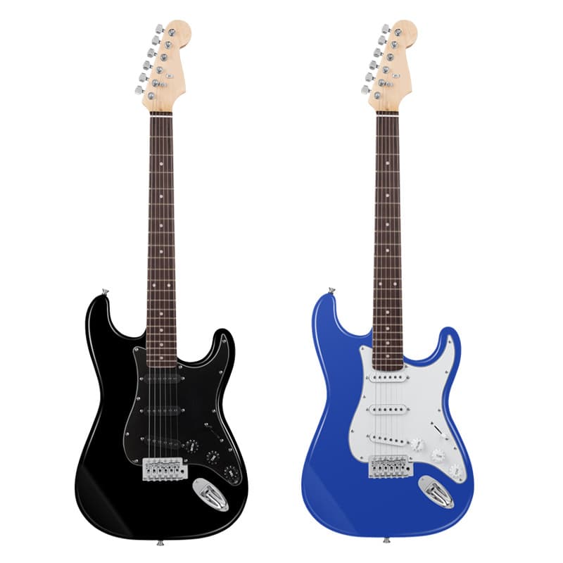 Electric guitar single rocker ST series set professional grade adult beginners entry-level electric guitar free single rocker