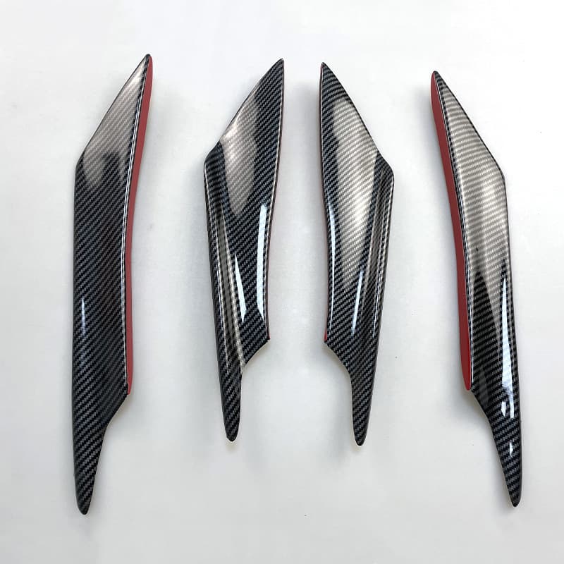 EVO Combat Knife Wind Car Modified Front Surround Decorative Wind Knife Motorcycle Side Large Plate Carbon Fiber Wind Knife