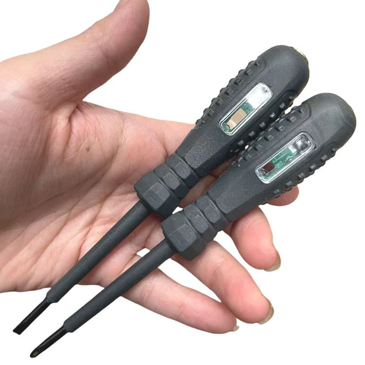 Screwdriver-Type Non-Contact Voltage Tester LED High-Brightness Color Light Test Pen High Torque Transparent Electrician Pen In Stock