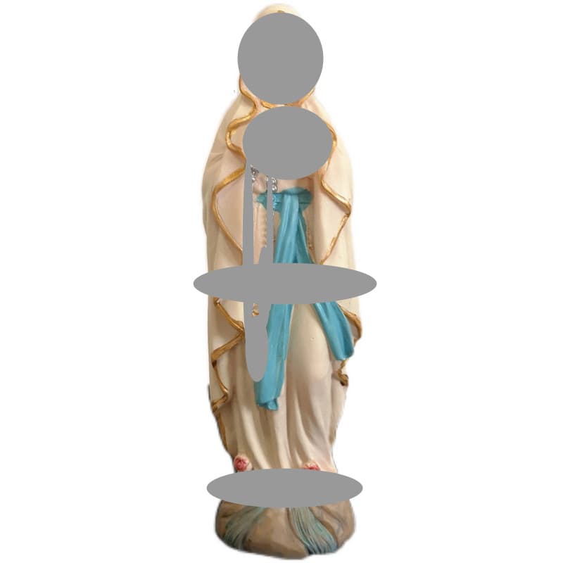 13cm x 8cm Luther Resin Glossy Craft 3D Original Statue Painted Colorful Ornament 20