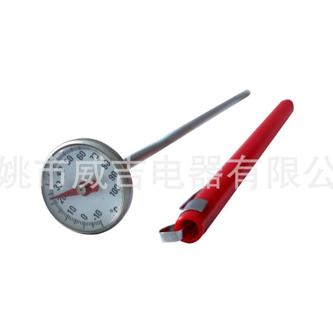 Stainless Steel Thermometer Bimetal BBQ Thermometer for Coffee and Milk Temperature