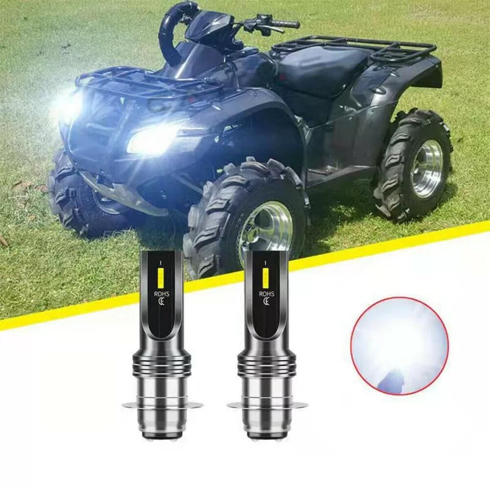 Cross-border Motorcycle Headlight P15D LED Headlight 80W Single Claw H6 Headlight H6M Motorcycle Light H4