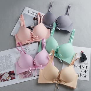 Factory Direct Smooth Seamless Bra Casual Elegant Wirefree Comfort Straps Breathable Thin Cup Visible Small or Large Bust