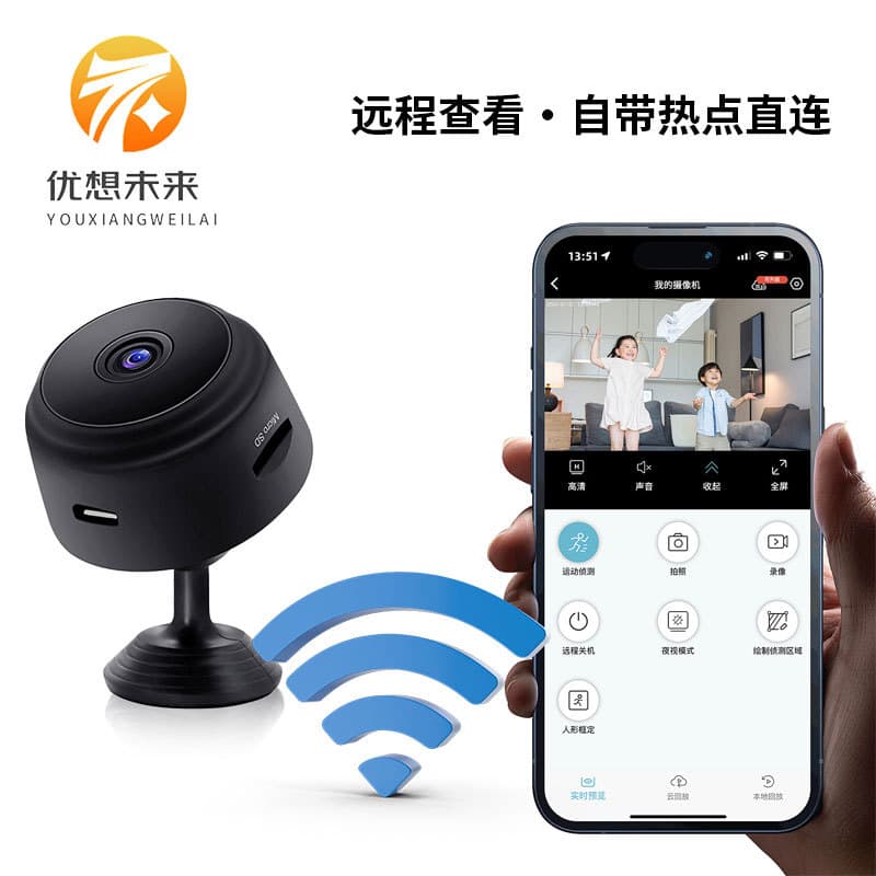 A9 Camera, Smart Network Camera, 1080P WiFi High-Definition Camera, A9 Camcorder
