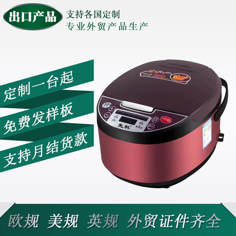 Foreign Trade Export Smart Rice Cooker Non-Stick Home Use Multi-functional Timer Kitchen Appliance Gift
