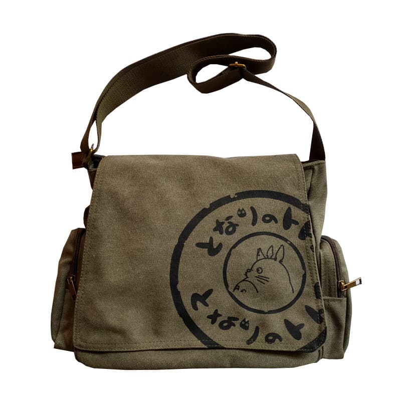 Canvas bag anime peripheral My Neighbor Totoro shoulder bag Totoro backpack crossbody bag casual bag
