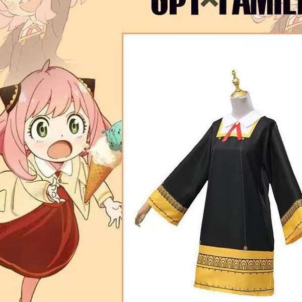 Spy x Family Cosplay Costume Anya Eden Academy Anya Cosplay Outfit Anime Clothing