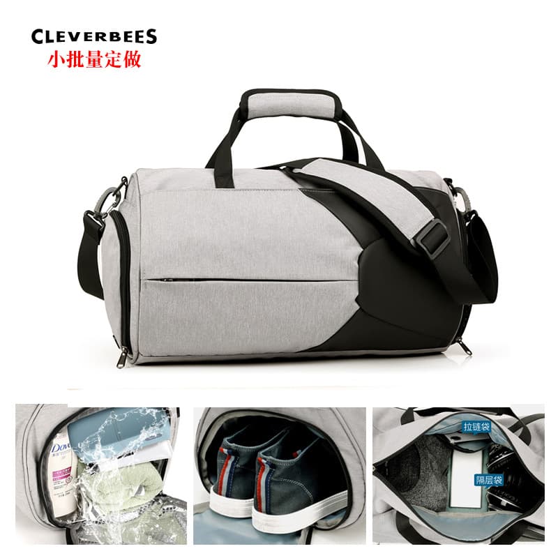 Multifunctional Yoga Gym Bag Large Capacity Travel Sports Training Equipment Stock Printed Shoulder Crossbody Bag
