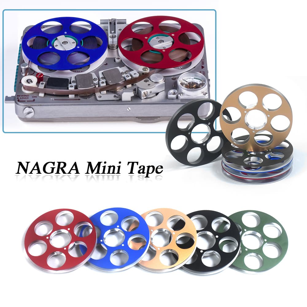 Aluminum Empty Tape Reel Audio Tape Empty Nab Hub Suitable for Nagra Sn Snst Series Recorder