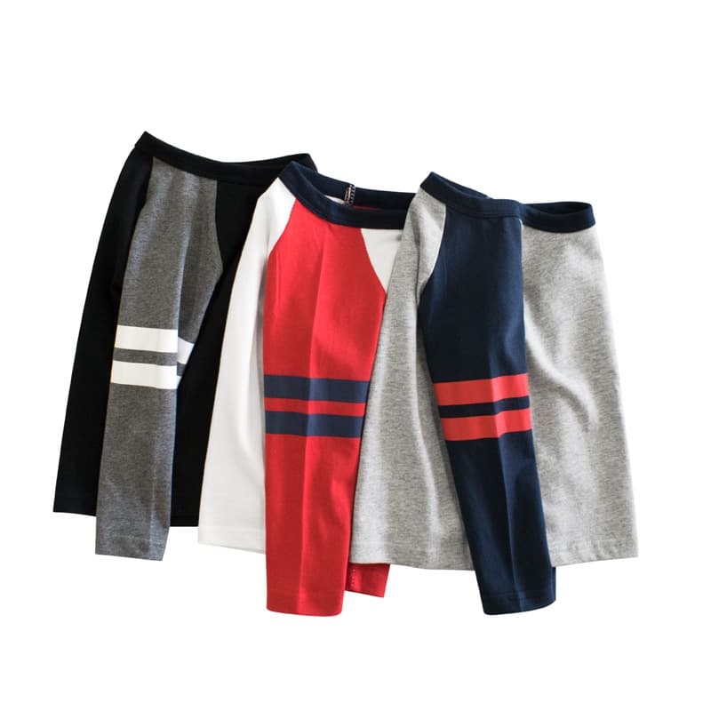2024 Spring Children's Wear New Boys' Long Sleeve T-Shirt, Fashionable Kids' Base Layer, Baby Clothes with Drop Shipping