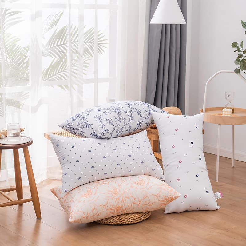 Factory Wholesale Hotel Pillow Core, Live Streaming Bulk Sales Pillow Core, Brushed Feather Silk Student Pillow Core, Set of 2 Single Student Pillows