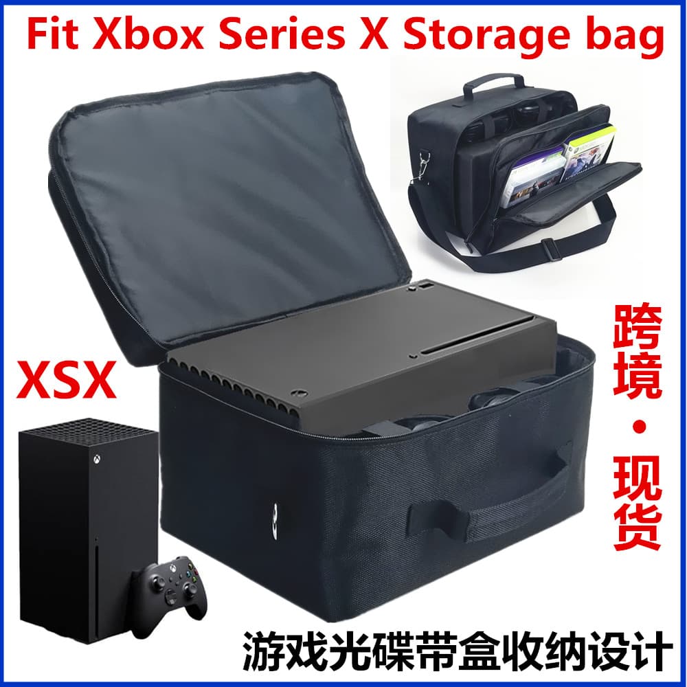 Carrying Case for Xbox Series X Console, XSX Console and Controller Accessories Shoulder Bag