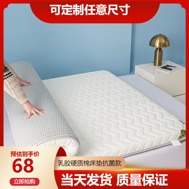 Latex memory foam mattress, thickened tatami mat, student dormitory mattress, double household floor mat wholesale
