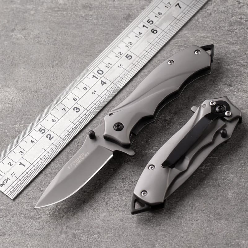 Stainless Steel Folding Knife Multi-Function Self-Defense Camping Knife Portable Folding Knife Fruit Knife Outdoor Small Knife Carry-On