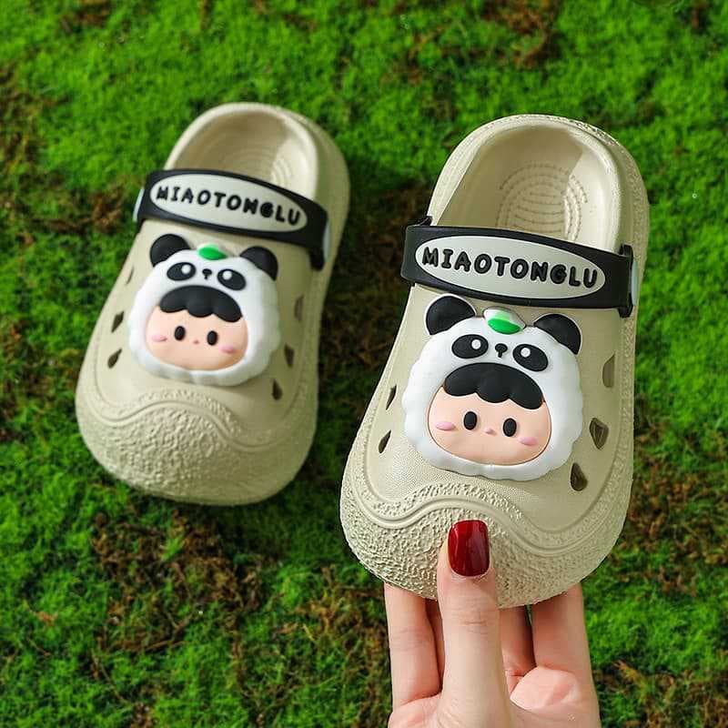 EVA slippers for women, summer cartoon cute non-slip indoor bathing thick-soled slippers, parent-child sandals