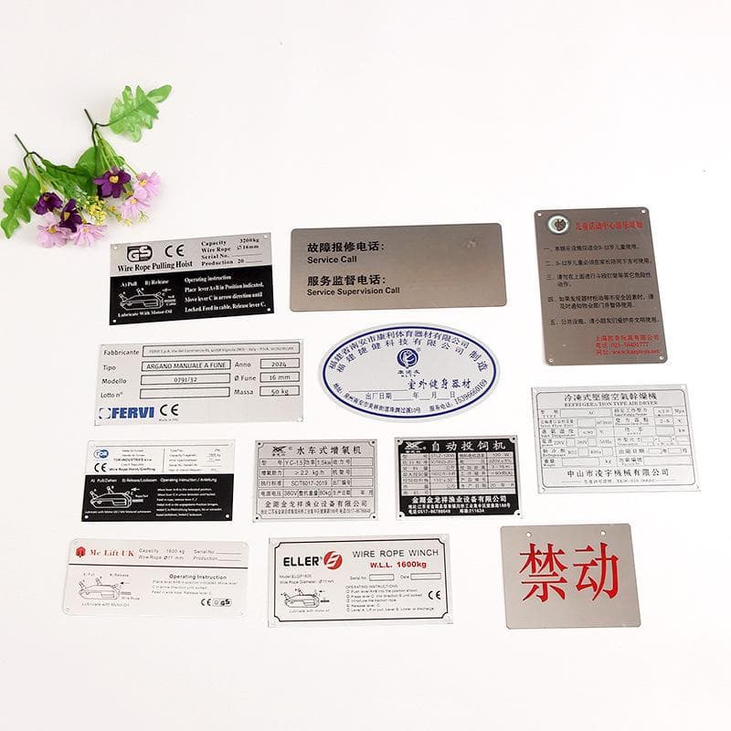 Aluminum Reflective Sign, Electrical Identification Plate, Safety Warning Sign, Pole Number Phase Sequence Plate, Stainless Steel Sign Manufacturer