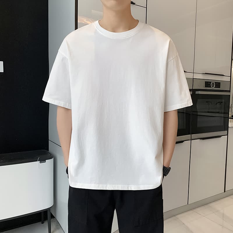Youth Cool Short Sleeve T-Shirt Summer 2026 New Style Men's Casual Round Neck Tee Trendy Rogue Top